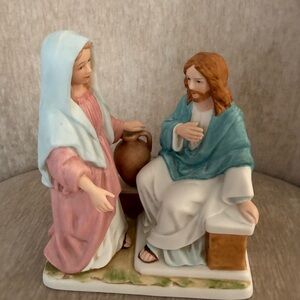 Living Waters John 4: 13-14 The Greatest Stories Ever Told 1994 Homco #8816 well